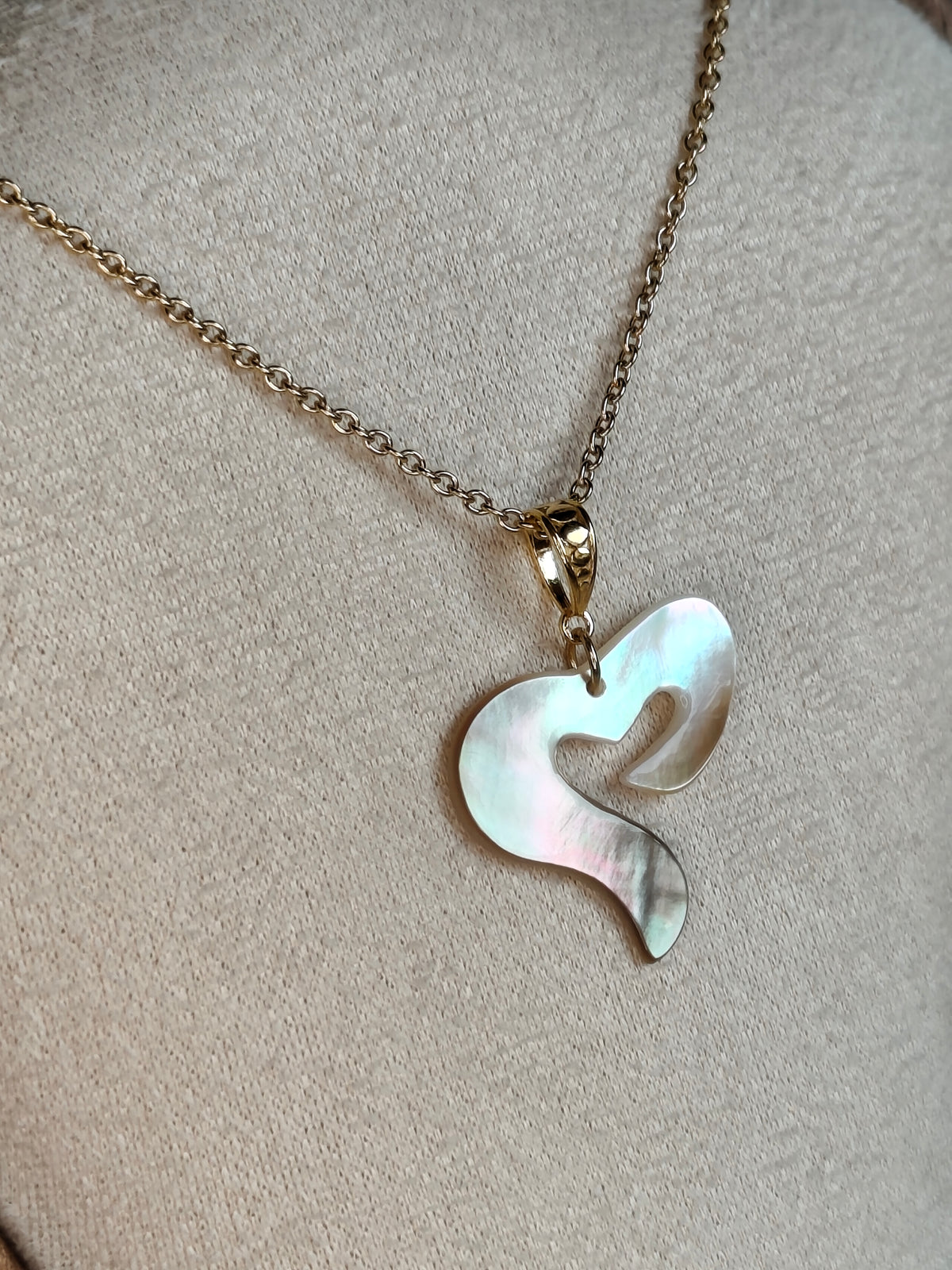 Cœur de Nacre — Collier Cœur Ajouré
