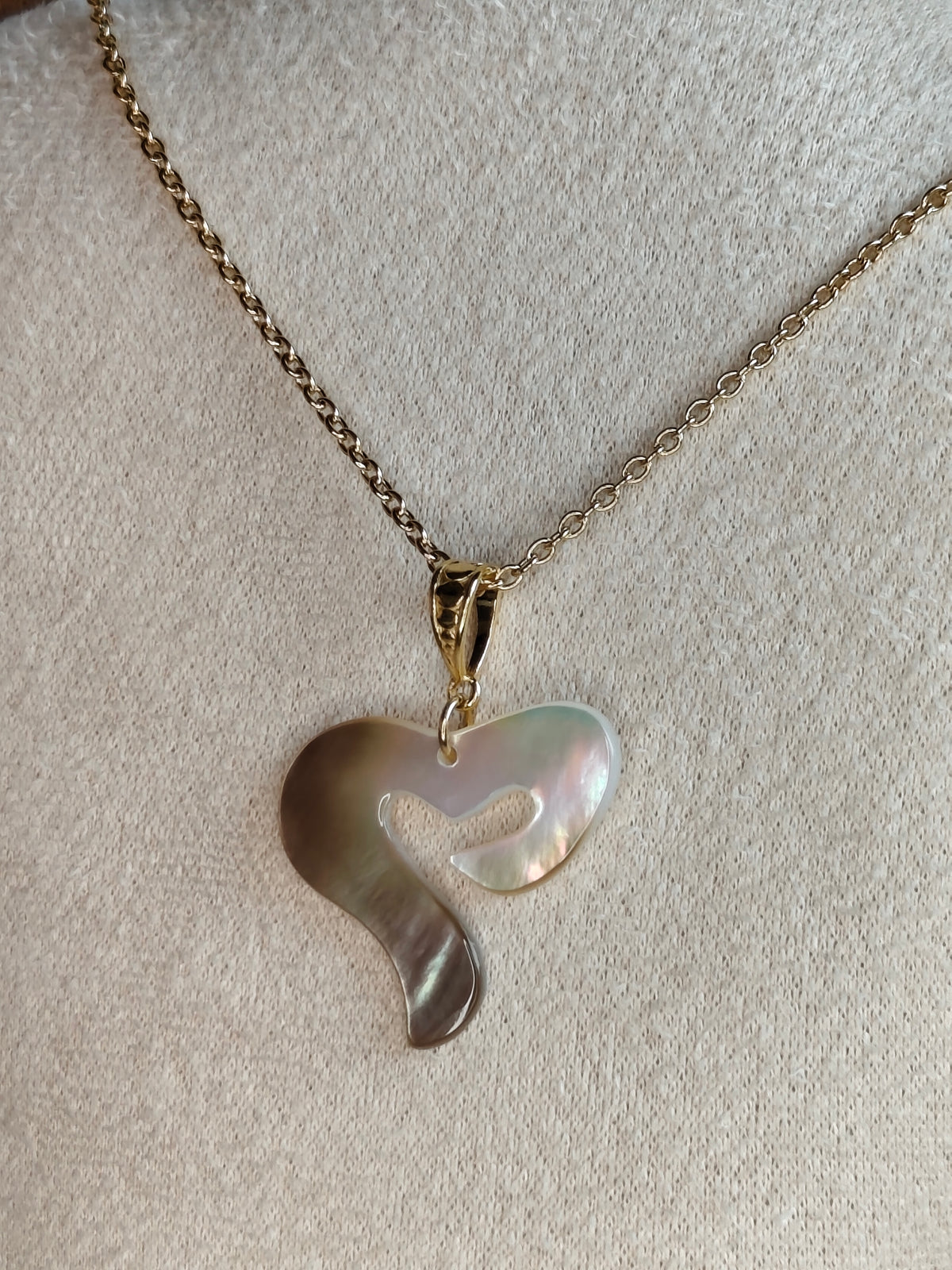 Cœur de Nacre — Collier Cœur Ajouré