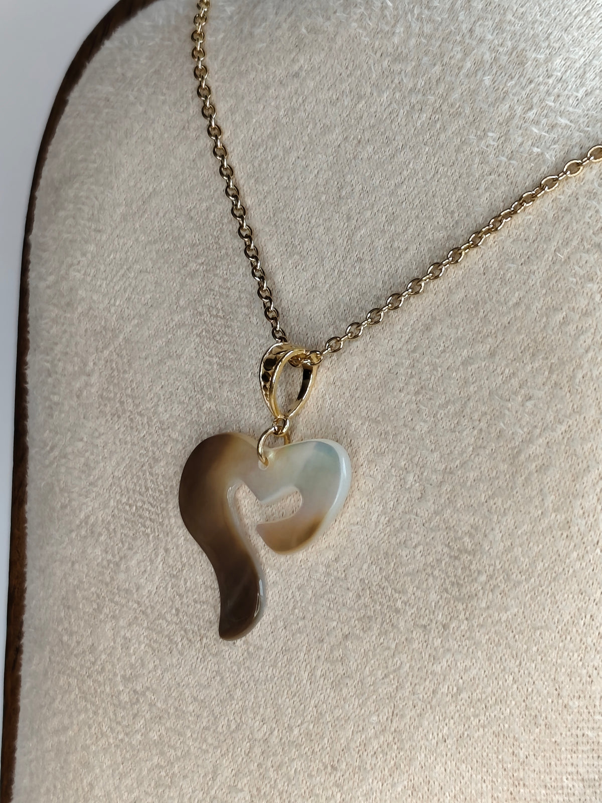 Cœur de Nacre — Collier Cœur Ajouré