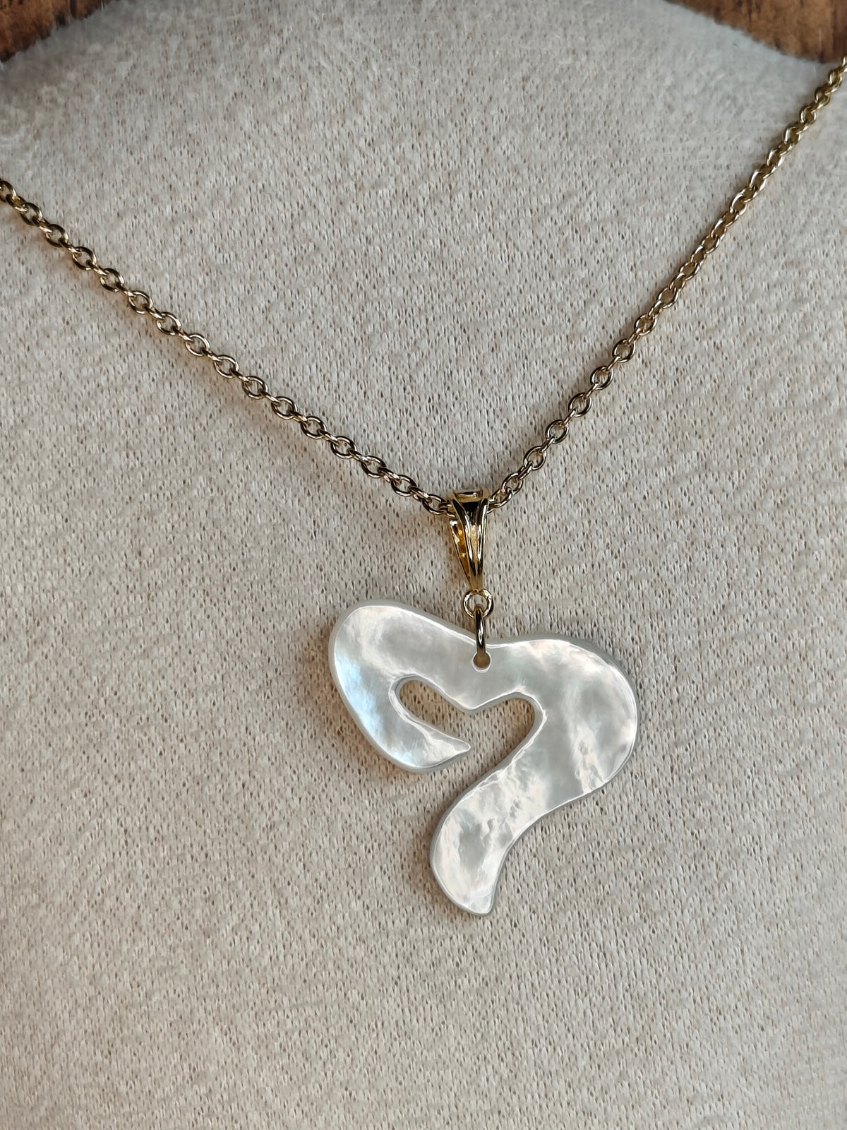 Cœur de Nacre — Collier Cœur Ajouré