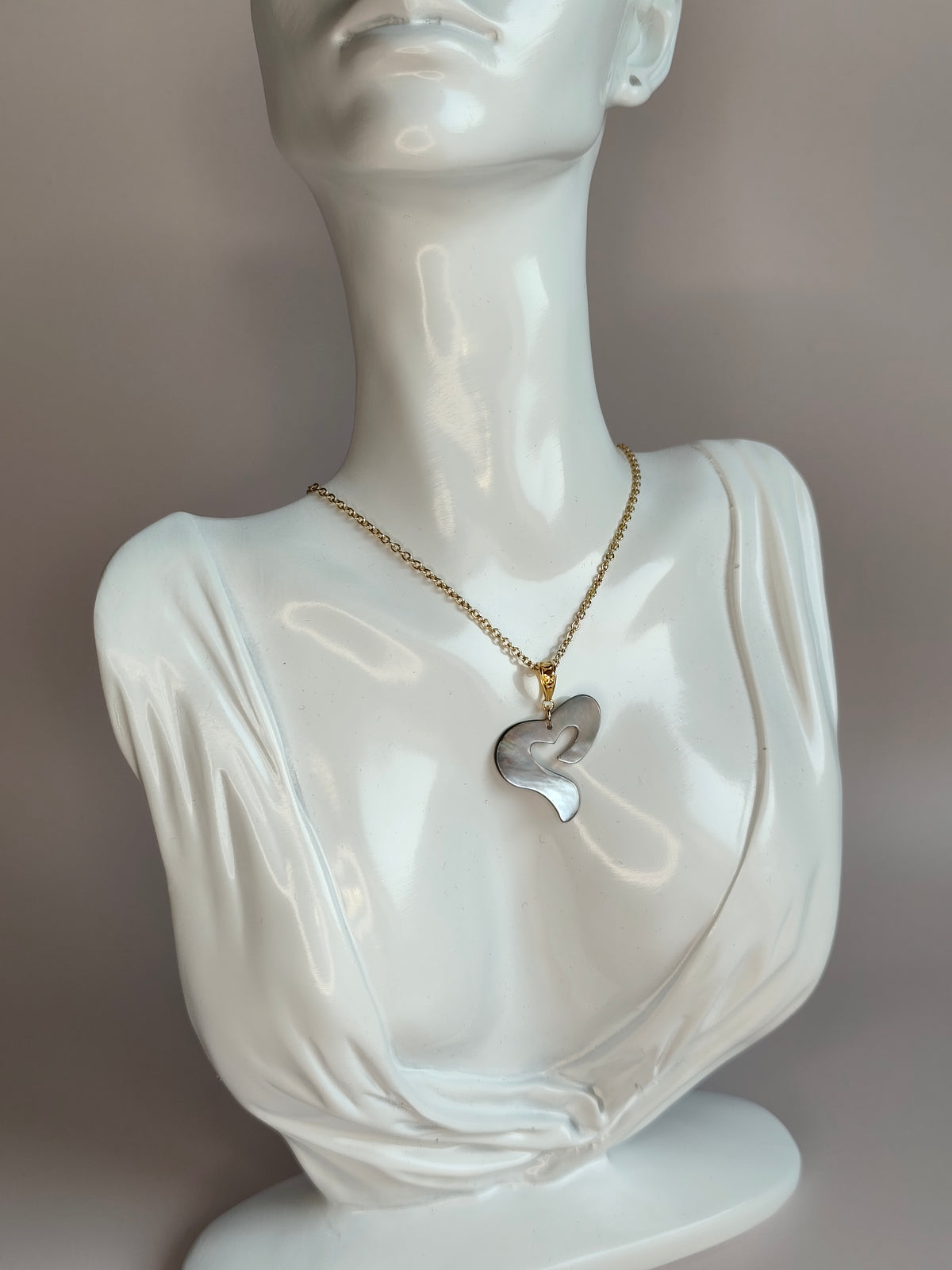 Cœur de Nacre — Collier Cœur Ajouré
