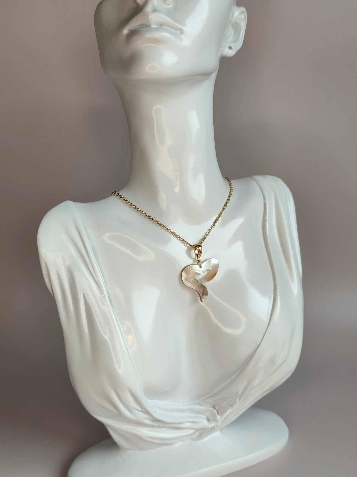 Cœur de Nacre — Collier Cœur Ajouré