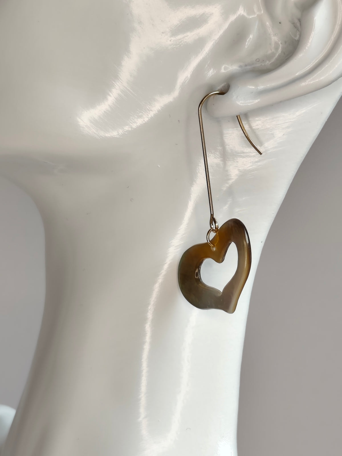 Cœur de Nacre — Boucles d'Oreilles Cœurs