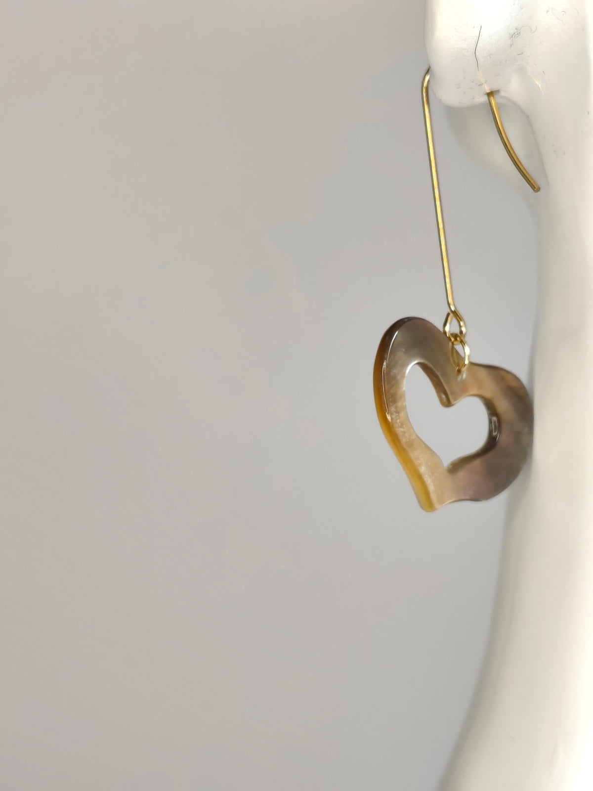 Cœur de Nacre — Boucles d'Oreilles Cœurs