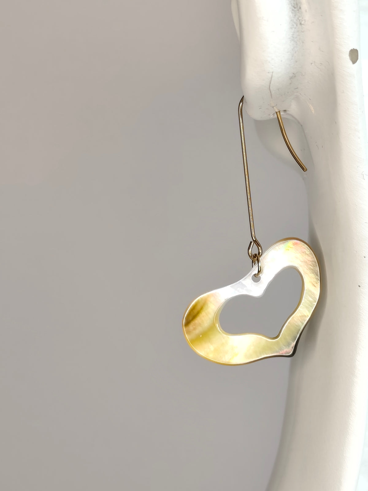 Cœur de Nacre — Boucles d'Oreilles Cœurs