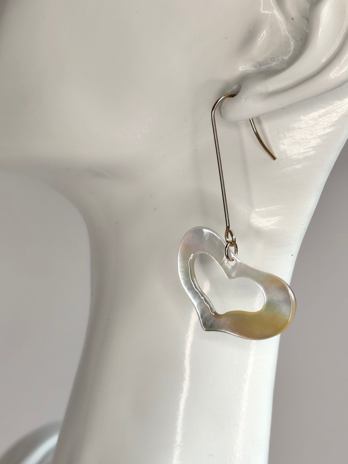 Cœur de Nacre — Boucles d'Oreilles Cœurs