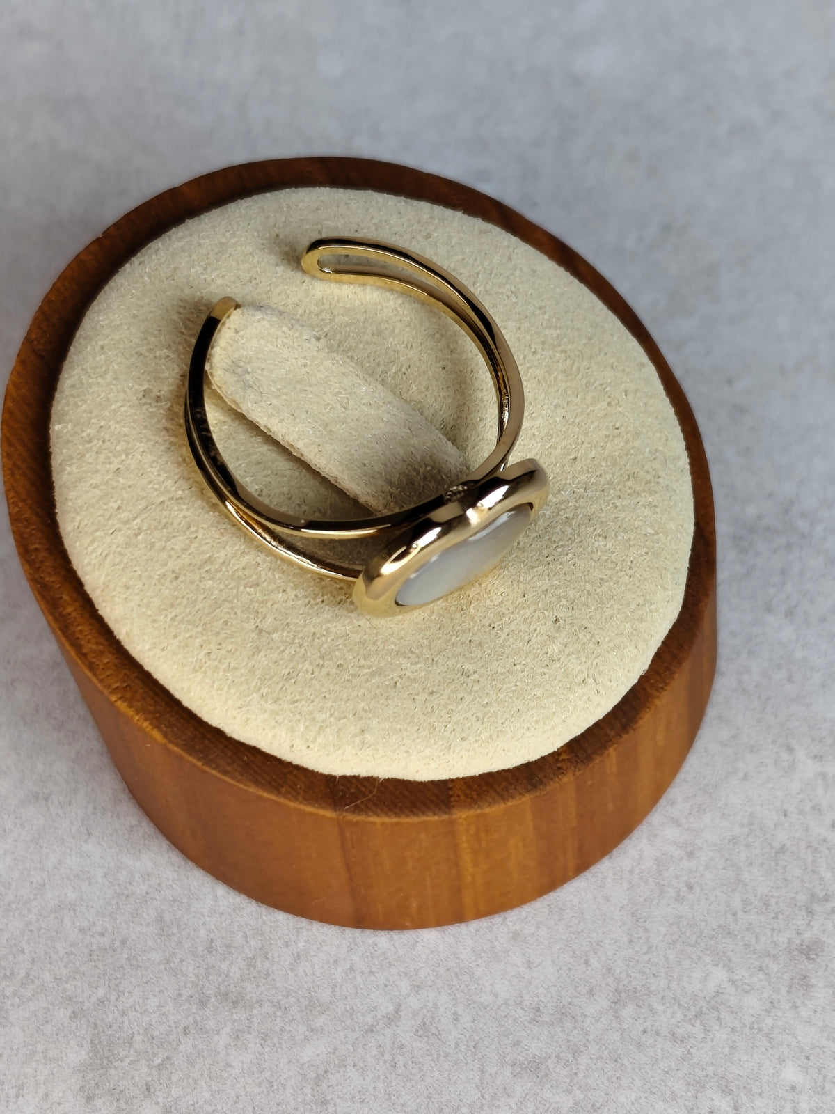 Cœur de Nacre — Bague Cœur Lumineux