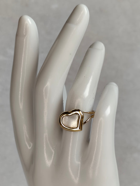 Cœur de Nacre — Bague Cœur Lumineux